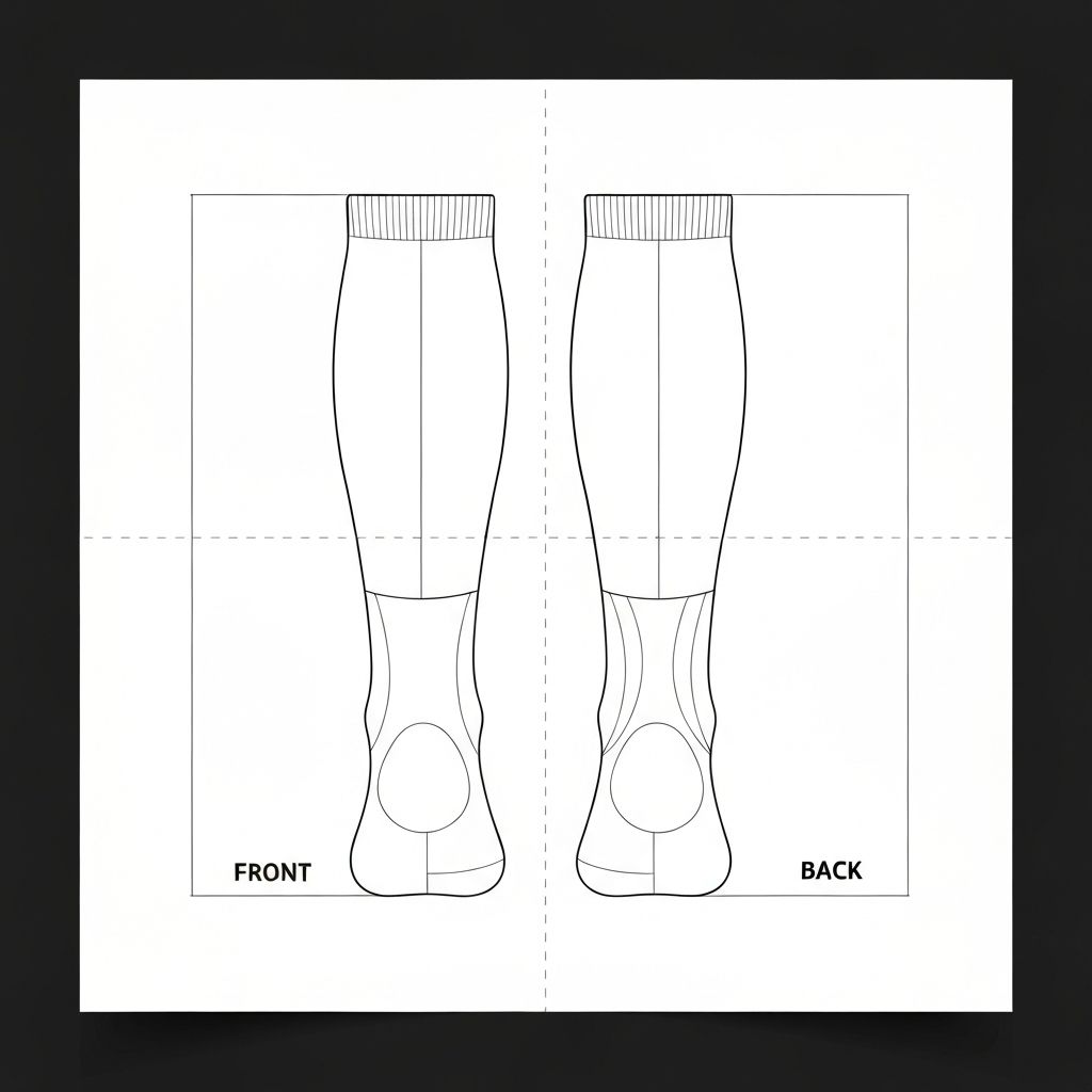Knee Sock Templates
