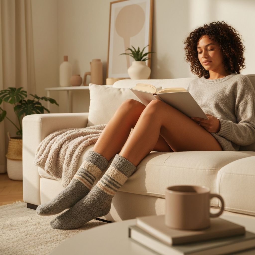 Custom Fuzzy Socks thumbnail 3