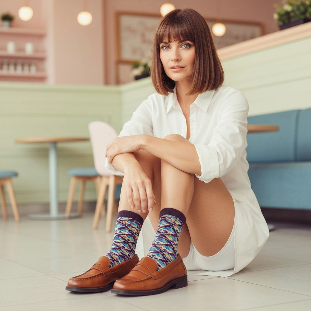 Custom Women Socks thumbnail 3